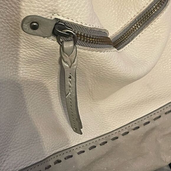 The Sak | Stone & Silver Color Block Indio Leather Hobo - Picture 11 of 11